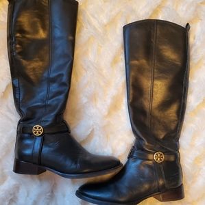TORY Burch knee high riding boots